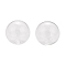 Handmade Blown Glass Globe Ball Bottles, for Glass Vial Pendants, Round, Clear, about 28mm in diameter, hole: 2mm