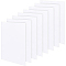 BENECREAT 8 Sheets 2mm A4 White Foam Expanded Sheet, Sand Table Model Material Supplies for Signage Displays and Digital Screen Printing, 20x30cm