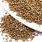 11/0 Grade A Glass Seed Beads, Cylinder, Uniform Seed Bead Size, Metallic Colours, Goldenrod, 1.5x1mm, Hole: 0.5mm, about 2000pcs/10g