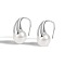 Teardrop Rhodium Plated 925 Sterling Silver Shell Pearl Dangle Earrings for Women, Platinum, 16x8mm