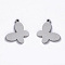 Tarnish Resistant 304 Stainless Steel Pendants, Laser Cut, Butterfly, Stainless Steel Color, 13x17x1mm, Hole: 1.4mm