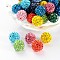 Polymer Clay Rhinestone Beads, Grade A, Round, PP15, Mixed Color, 12mm, Hole: 1.8mm, PP15(2.1~2.2mm)
