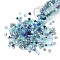 Fire-Polished Czech Glass Beads, Faceted, Ananas, Blue, 4x4mm, Hole: 1mm, about 1440pcs/bag