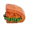 Resin Mini Model, Imitation Hamberger, Micro Landscape Decoration Accessories, Pretending Prop Decorations, 22.5x25x18mm