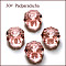 K9 Glass, Imitation Austrian Crystal Beads, Grade AAA, Faceted, Octagon, Light Salmon, 6x4mm, Hole: 0.7~0.9mm