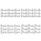Glass Hotfix Rhinestone, Iron on Appliques, Costume Accessories, for Clothes, Bags, Pants, Bride, Word, 200x100mm, 4 sheets/set