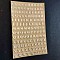 Self Adhesive Alloy Stickers, Metal Scrapbooking Stickers, Capital Letter A~Z, Silver, Letter: 0.3cm