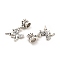 Rack Plating Tibetan Style Alloy European Dangle Charms, Large Hole Pendants, Horse, Antique Silver, 27mm, Horse: 17.5x17x2mm, Hole: 5mm