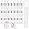 2ml Glass Dropper Bottles, with Disposable Plastic Transfer Pipettes, Essential Oils Pipettes Dropper, White, 1.6x4.3cm, Capacity: 2ml