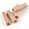 Unfinished Wood European Beads, Natural Wooden Large Hoel Beads, Lead Free, Cuboid, Navajo White, 50x10~10.5x10~10.5mm, Hole: 4.5mm