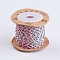 Cotton Thread Cords, Macrame Cord, For Jewelry Making, Colorful, 1mm, about 21.87 yards(20m)/roll