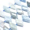 Natural Aquamarine Bead Strands, Faceted, Rhombus, 21~32x10~18x5~7mm, Hole: 0.6~0.8mm, about 20~25pcs/strand, 15 inch~15.7 inch(38~40cm)