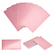 20Pcs Aluminum Heat Transfer Film Crafts, Rectangle, Pink, 92x50x0.5mm