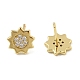 Серьги-гвоздики из циркония EJEW-R016-26G-09-4