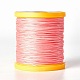 Круглый вощеный полиэфирный шнур YC-E004-0.65mm-N605-1