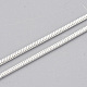 Латунные цепи змейки ожерелья X-MAK-T006-11A-S-3