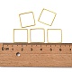 Квадрат латунь связывая кольца X-EC03015mm-NFG-4