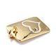 Кулоны с фианитами из латуни ZIRC-O044-11B-G-2