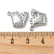 Латунные микропаве прозрачные подвески с фианитом KK-H460-12P-3