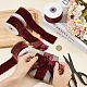 Ткань из бархатной ленты с рваными краями DIY-WH0419-91B-3
