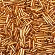 Серебряные подкладке прозрачное стекло стеклярусом SEED-R028-2x9-B01-4