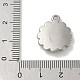 Подвески из нержавеющей стали 304 с защитой от потускнения STAS-Q334-25P-3