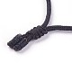 Регулируемые ожерелья из натуральной красной яшмы NJEW-A125-C08-3