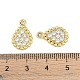 Подвески из сплава и страза FIND-M018-22G-3