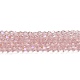 Прозрачные стеклянные бусины гальваническим пряди EGLA-A039-T3mm-L26-1