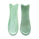 Естественные зеленые авантюрины gua sha доски G-P456-01-2