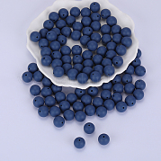 Круглые силиконовые фокусные бусины SI-JX0046A-112