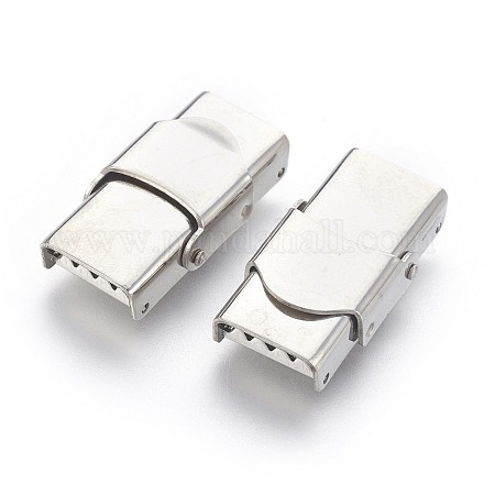 Застежки для часов из нержавеющей стали 201 STAS-P221-22C-P-1