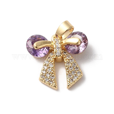 Подвески из латуни и стекла KK-C062-099G-1