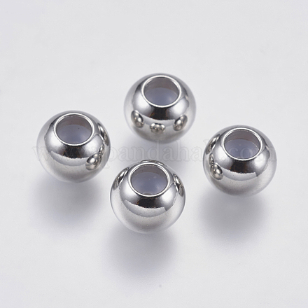 Бусины из нержавеющей стали 304 STAS-F139-062P-8mm-1