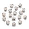 Tarnish Resistant Original Color Heart Charms 304 Stainless Steel Pendants, Chain Extender Drop, 6x5x0.9mm, Hole: 1mm