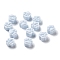 Paw Print Sealing Wax Particles, for Retro Seal Stamp, Aqua, 9.5x8.5x6mm