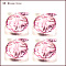 K9 Glass, Imitation Austrian Crystal Beads, Grade AAA, Faceted, Rondelle, Pink, 10x7mm, Hole: 0.9~1mm
