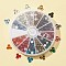 480Pcs 12 Colors Glass Flat Back Rhinestone, Grade A, Back Plated, Faceted, Half Round, Mixed Color, 4.6~4.8mm, about 40pcs/color