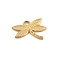 304 Stainless Steel Pendants, Dragonfly Charm, Golden, 14x18mm