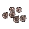 Natural Ice Obsidian Carved Nine-Tailed Fox Beads, 17x12mm