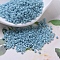 MIYUKI Delica Beads, Cylinder, Japanese Seed Beads, 11/0, (DB0218) Opaque Med Turquoise Blue Luster, 1.3x1.6mm, Hole: 0.8mm, about 2000pcs/10g