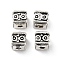 Tibetan Style Alloy Beads, Cadmium Free & Lead Free, Cube, Antique Silver, 4.5x4.5x5mm, Hole: 1.5mm, about 1818pcs/1000g