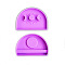 Moon and Sun DIY Candlestick Silicone Mold, for Candle Making, Half Round, 9x12x1.3cm