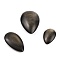 Natural Golden Sheen Obsidian Beads, Teardrop, 31.4~51x20.7~33.2x11.7~17.8mm