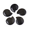 Natural Golden Sheen Obsidian Home Display Decorations, No Hole/Undrilled, Spiral Shell Shape, 25.5x21.5x5.5mm