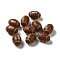 Schima Wood Beads, Rugby, Saddle Brown, 19x12.5x13mm, Hole: 2.2mm