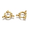 304 Stainless Steel Spring Ring Clasps, Long-Lasting Plated, Real 24K Gold Plated, 23x14x4mm, Hole: 2.5mm