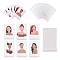 120Pcs 6 Style Cardboard Jewelry Display Cards, for Hanging Earring Display, Rectangle, Mixed Patterns, 20pcs/style