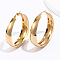 Stainless Steel Hoop Earring for Women, Ring, Golden, No Size