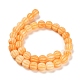 Синтетические коралловые бусины ниток CORA-L046-B02-2